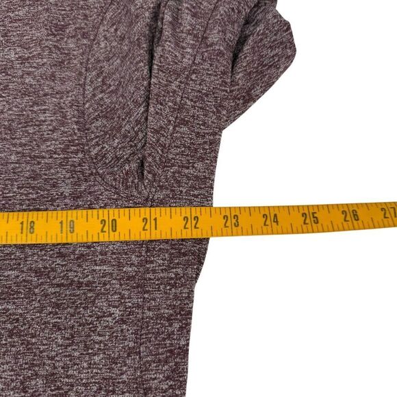 Lululemon Men's Drysense Mesh Long Sleeve Shirt Heathered Dark Adobe XL - Picture 12 of 13